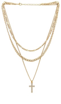 x REVOLVE Cross Layered Necklace
