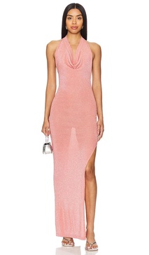 Eva Drape Front Gown