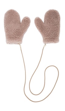 Teddy Faux Fur Mitts