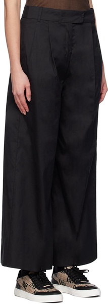 Cassia cotton-blend poplin wide-leg pants
