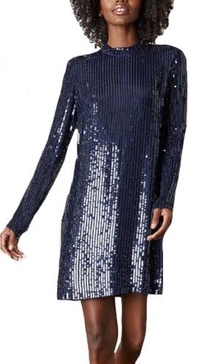 Velvet by Graham & Spencer Women's Veda Long Sleeve Mini Dress