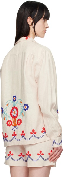 Off-White Beaded Garden Party Shirt