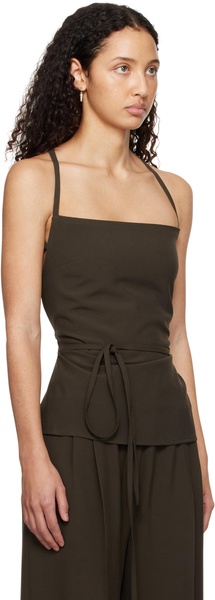 Brown Leo Tank Top