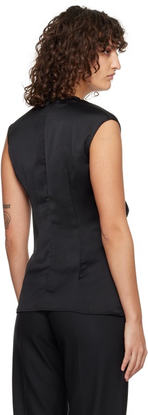 Black Bourdin Blouse