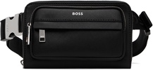 Black Structured Crossbody Pouch