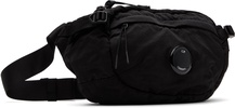 Black Nylon B Crossbody Pack Bag