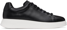 Black Leather Sneakers