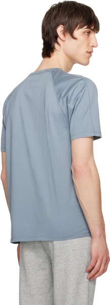 Gray 70/2 Mercerized Jersey Printed Logo T-Shirt