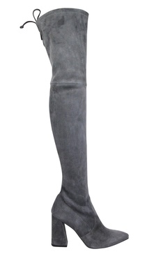 women's suede highstreet chunky-heel over-the-knee boot