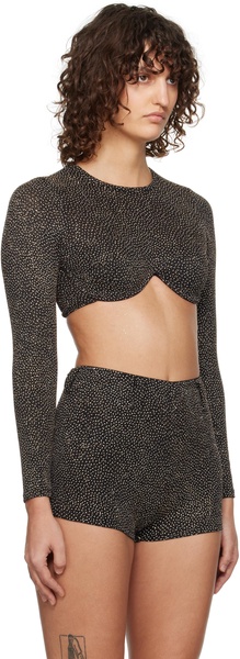 Black & Gold Ariel Blouse