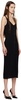 Black Sleeveless Midi Dress