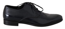 dolce & gabbana elegant   leather derby dress men's shoes
