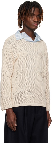 Beige Angel Fish Sweater