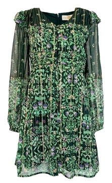 bella dress - holiday night in green
