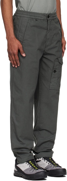 Gray Microreps Loose Cargo Pants
