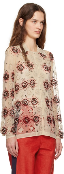 Beige Solarium Long Sleeve Shirt