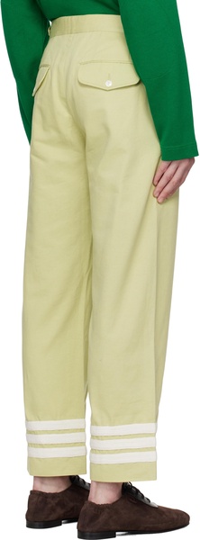 Green Tri-Stripe Trousers