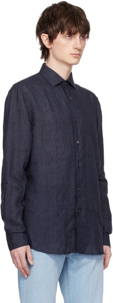 Navy Button Shirt