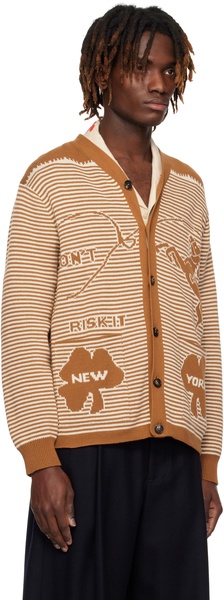Brown & White Buckaroo Cardigan