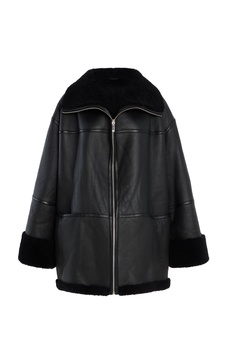Menfi Oversized Shearling Coat