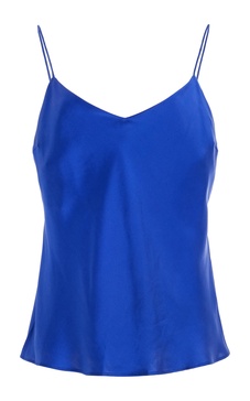 The Milos Silk-Charmeuse Camisole Top