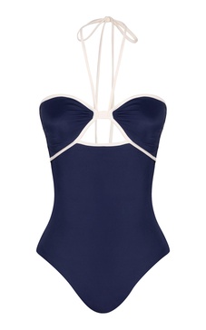 Sea Salt Halter One-Piece Swimsuit