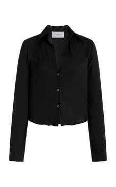 Matte-Crepe Shirt