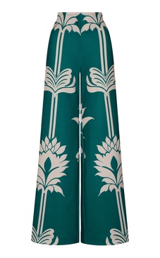 Darshan High-Waisted Scuba Wide-Leg Pants