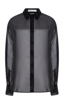 Peri Silk-Blend Chiffon Shirt