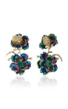 Rainbow Magnolia Earrings