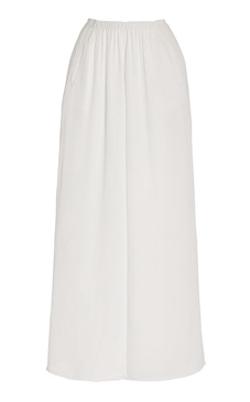 Exclusive Merit Sheer Crepe Wide-Leg Pants