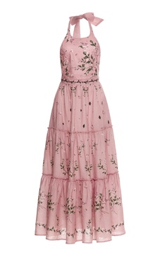 Consuelo Tiered Linen Midi Dress