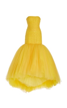 Embellished Tulle Mermaid Gown
