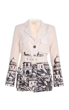 Vaade Belted Linen Jacket