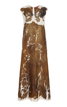 Cherie Printed Silk Maxi Dress