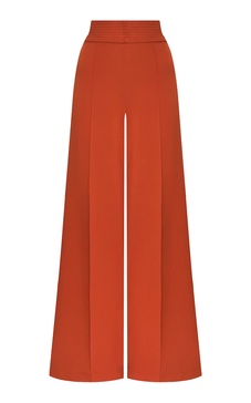 Shilpa High-Rise Rayon Suiting Wide-Leg Pants