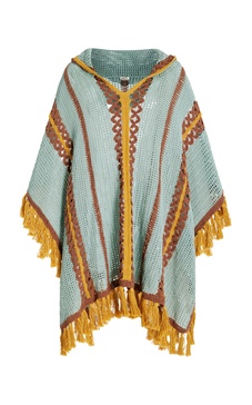 Exclusive Fringed Cotton Kaftan
