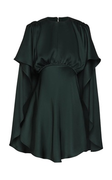 Eden Draped Satin Mini Dress