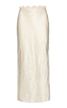 Cotton Midi Skirt