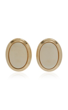 Exclusive Gabrielle Silver-Tone Stone Earrings