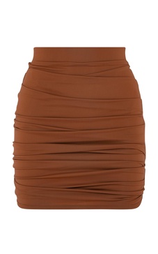 Patton Ruched Mini Skirt