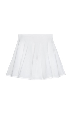 Cotton Skater Mini Skirt