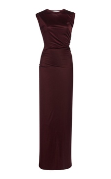 Ruched Jersey Midi Dress
