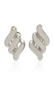 Exclusive Silver-Tone Clip-On Earrings