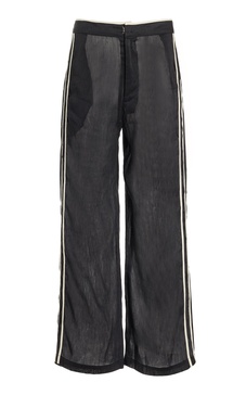 Ana Cropped Silk Wide-Leg Pants