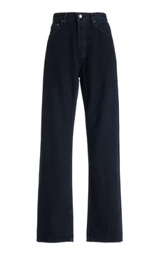 90’s Pinch Waist Long Rigid High-Rise Straigh-Leg Jeans