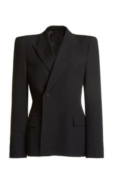 Tailored Twill Blazer Jacket