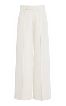 Weyes Crepe Wide-Leg Pants 