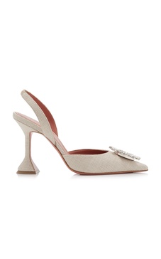 Begum Canvas Slingback Pumps