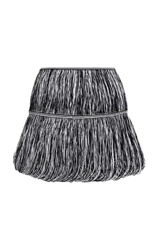 Fringed Mini Skirt